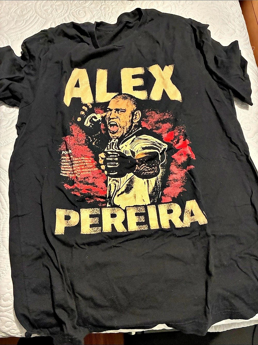 UFC Alex Pereira Graphic Tee in Black
